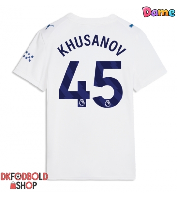Manchester City Abdukodir Khusanov #45 Tredje trøje Dame 2026-27 Kort ærmer Manchester City Abdukodir Khusanov #45 Tredje trøje Dame 2026-27 Kort ærmer